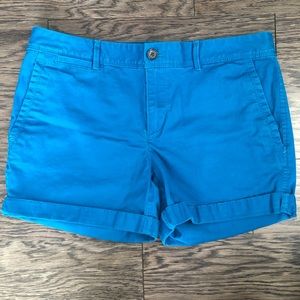 BR Factory | Cobalt Blue Cuffed Shorts | sz 6